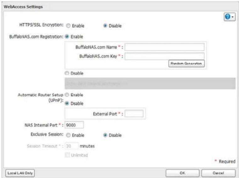 BUFFALO LinkStation 441e - Configuration à partir des advanced settings (paramètres avancés) - 6