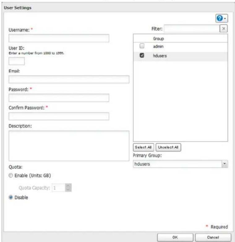 BUFFALO LinkStation 441e - Cliquez sur à droite de "users (utilisateurs) - 2