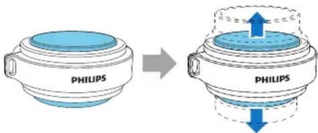 PHILIPS BT2000R - Pliage ou dépliage de l'enceinte - 1