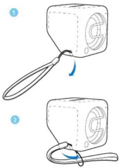 PHILIPS BT1300A - Fixation de la sangle - 1