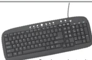 V7 Multimedia Keyboard KM0B16E6 - Installation du clavier - 1