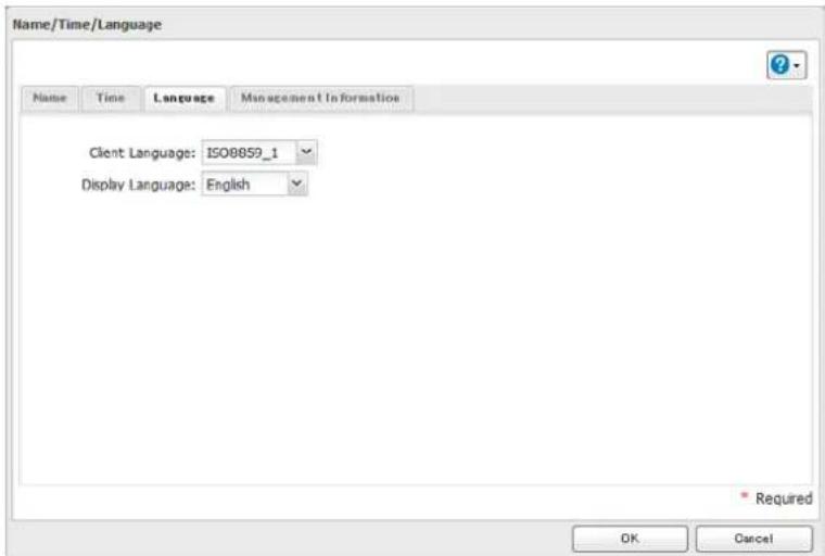 BUFFALO LinkStation 441D - Nom, date, heures et langue - 6