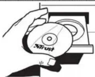 TRUST DS3200 - DS-3200 Wireless Optical Slimline Deskset - 5