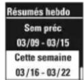 POLAR V800 - RÉSUMÉS HEBDO - 1