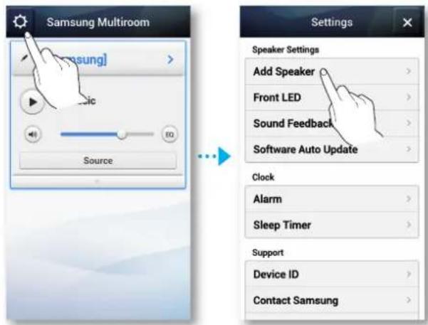 SAMSUNG WAM351 - Avec un concentrateur - Existing Speaker - 2