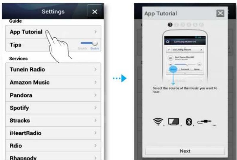 SAMSUNG WAM351 - ■Tutoriel de l'application - 1
