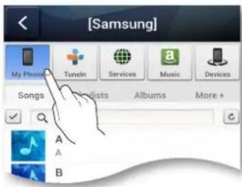 SAMSUNG WAM351 - Sélectionnez My phone. - 1