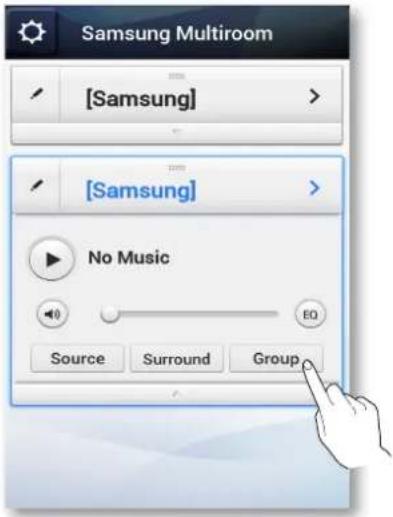 SAMSUNG WAM351 - Appuyez sur le bouton Group. - 1