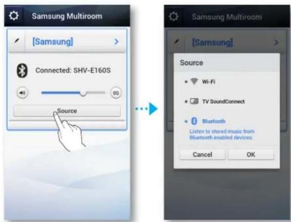 SAMSUNG WAM351 - Débranchement de la connexion Bluetooth - 1