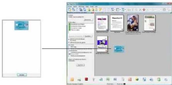 XEROX DocuMate 262i - Pour verrouiller le bac d'alimentation avant en position abaissee : - 9