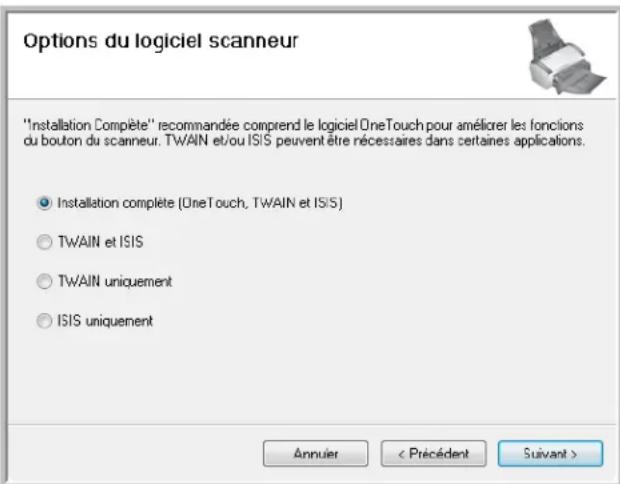 XEROX DocuMate 262i - La fenêtre de bienvenue dans l'Assistant de configuration One Touch 4.0 s'affiche. - 2