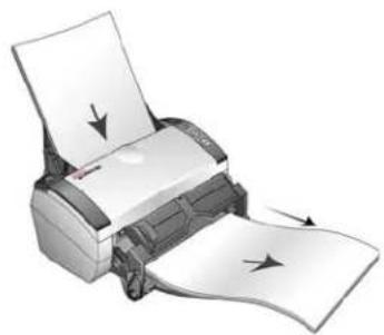 XEROX DocuMate 262i - Chargement et numérisation de documents à partir du bac d'entrée - 9