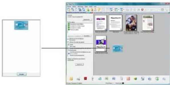 XEROX DocuMate 262i - Numérisation avec le bac d'alimentation avant relevé - 7