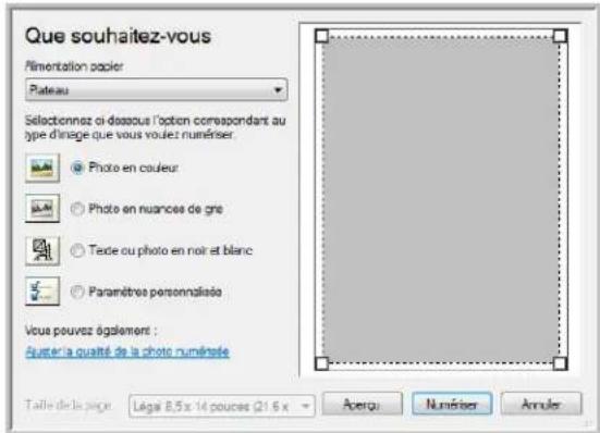 XEROX DocuMate 262i - Pour selectionner les parametes du scanneur : - 1