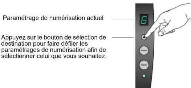 XEROX DocuMate 262i - Pour verrouiller le bac d'alimentation avant en position abaissee : - 6