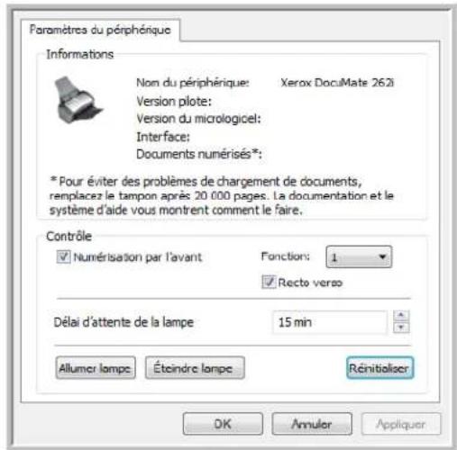 XEROX DocuMate 262i - Cliquez sur le bouton Propriétés. - 1