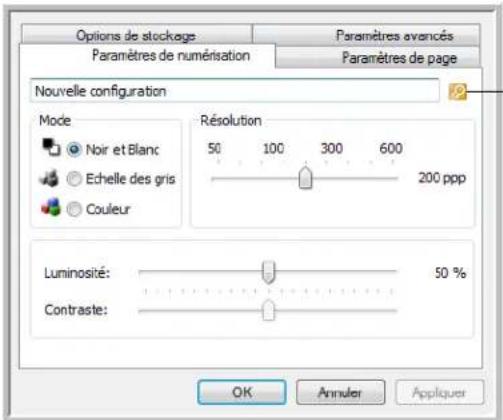XEROX DocuMate 262i - Pour modifier ou supprimer une configuration de numérisation : - 2
