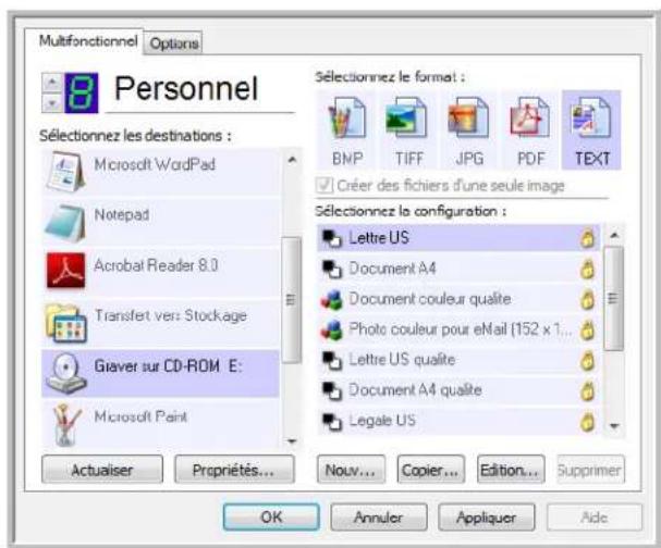 XEROX DocuMate 262i - Pour numériser et graver sur CD : - 1
