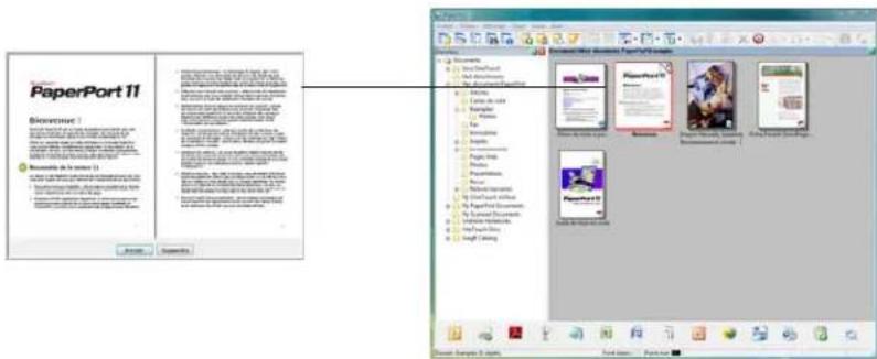XEROX DocuMate 262i - Numérisation à partir du bac d'entrée avec le bac d'alimentation avant baisse - 5