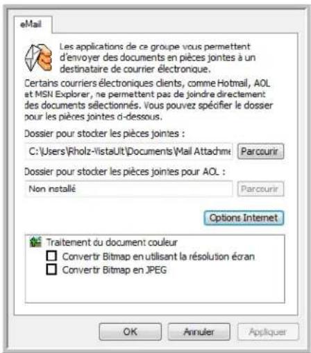 XEROX DocuMate 262i - Propriétés de messagerie électronique - 1