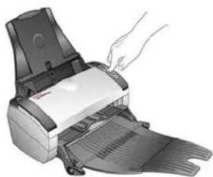 XEROX DocuMate 262i - Pour verrouiller le bac d'alimentation avant en position abaissee : - 7