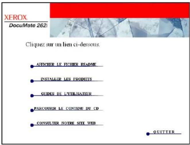 XEROX DocuMate 262i - Etape 2 : Installation des logiciels - 2