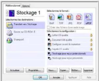 XEROX DocuMate 262i - Pour définit plusieurs dossiers pour le transfert vers stockage : - 6