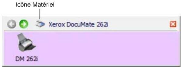 XEROX DocuMate 262i - Vérification du matériel et configuration du mode veille de la lampe - 2