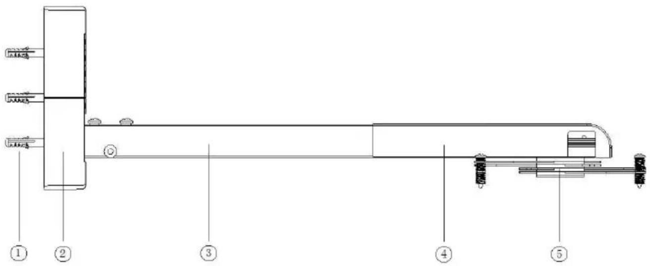 VISION TMUST EXT - PIECES DU SUPPORT DE FIXATION - 1
