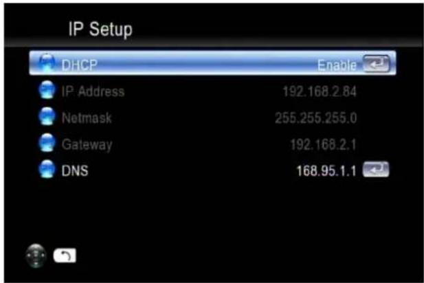 VIEWSONIC VMP74 - Paramétrage du réseau câble - 2
