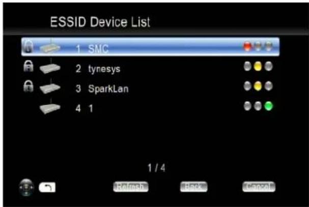 VIEWSONIC VMP74 - Paramétrage du réseau sans fil - 2
