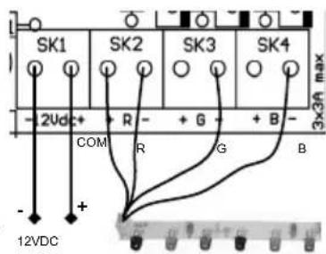 VELLEMAN VM151 - LED-strip with common anode (+): - 2