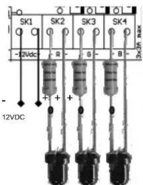 VELLEMAN VM151 - Flexibles à LED à anode commune (+): - 3