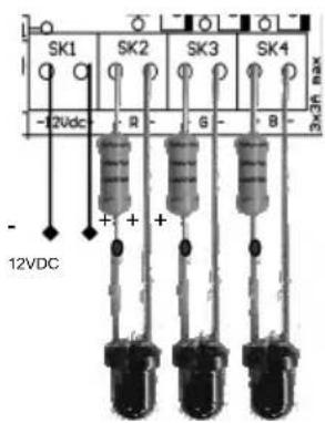VELLEMAN VM151 - LED-Streifen mit gemeinsamer Anode (+): - 2