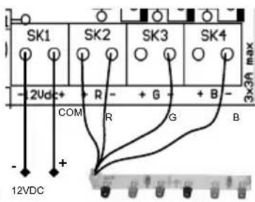 VELLEMAN VM151 - Ledstrip met gemeinschappelijk anode (+) - 1