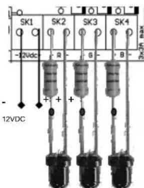 VELLEMAN VM151 - LED-strip with common anode (+): - 3