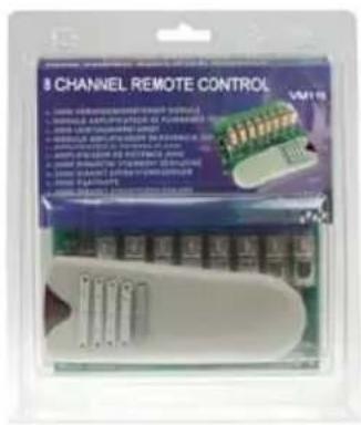 VELLEMAN VM118 - EIGHT CHANNEL RF REMOTE CONTROL SET - 1