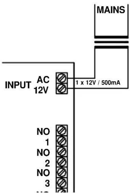 VELLEMAN VM118 - VOEDING - 1