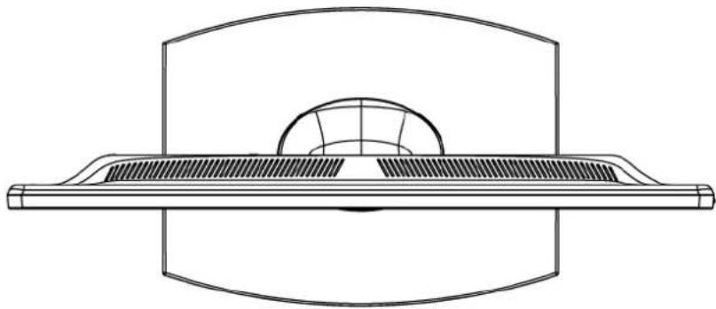 VIEWSONIC VT2405LED - VT2205LED Dimensions - 1
