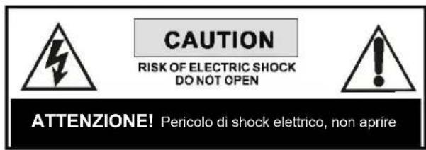 Trevi DXV 3530 USB - Precauzioni di sicurezza - 1