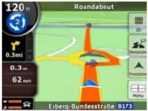 TELE System TS8500PND - Schermata Mappa - 1