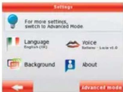 TELE System TS8500PND - Startup screen: the Navigation menu - 2