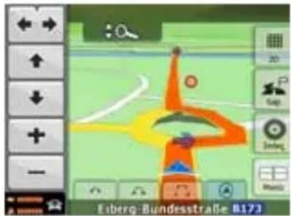 TELE System TS8500PND - Harita ekranı - 2