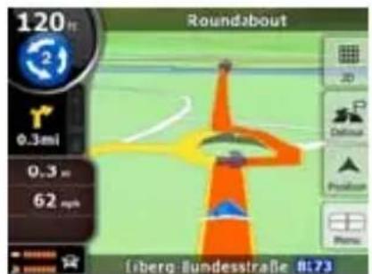 TELE System TS8500PND - Map screen - 1