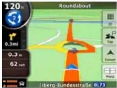 TELE System TS8500PND - Harita ekranı - 1