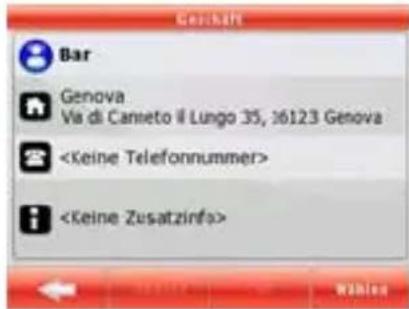 TELE System TS8500PND - Navigation zu einer Adresse - 20