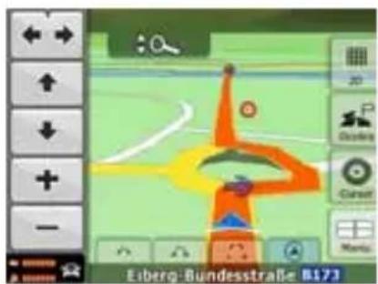 TELE System TS8500PND - Ecranul cu hartă - 2