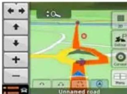 TELE System TS8500PND - Page-écran des Cartes - 2