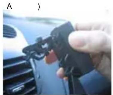 TELE System TS8500PND - Uso en el Coche - Instalación del nuevo Air Mount Support - 2