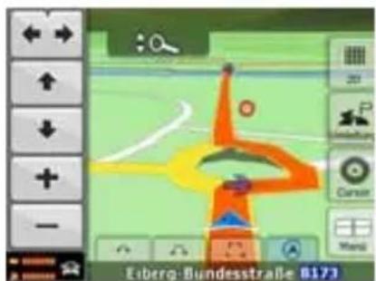 TELE System TS8500PND - Bildschirminhalt „Landkarte“ - 2